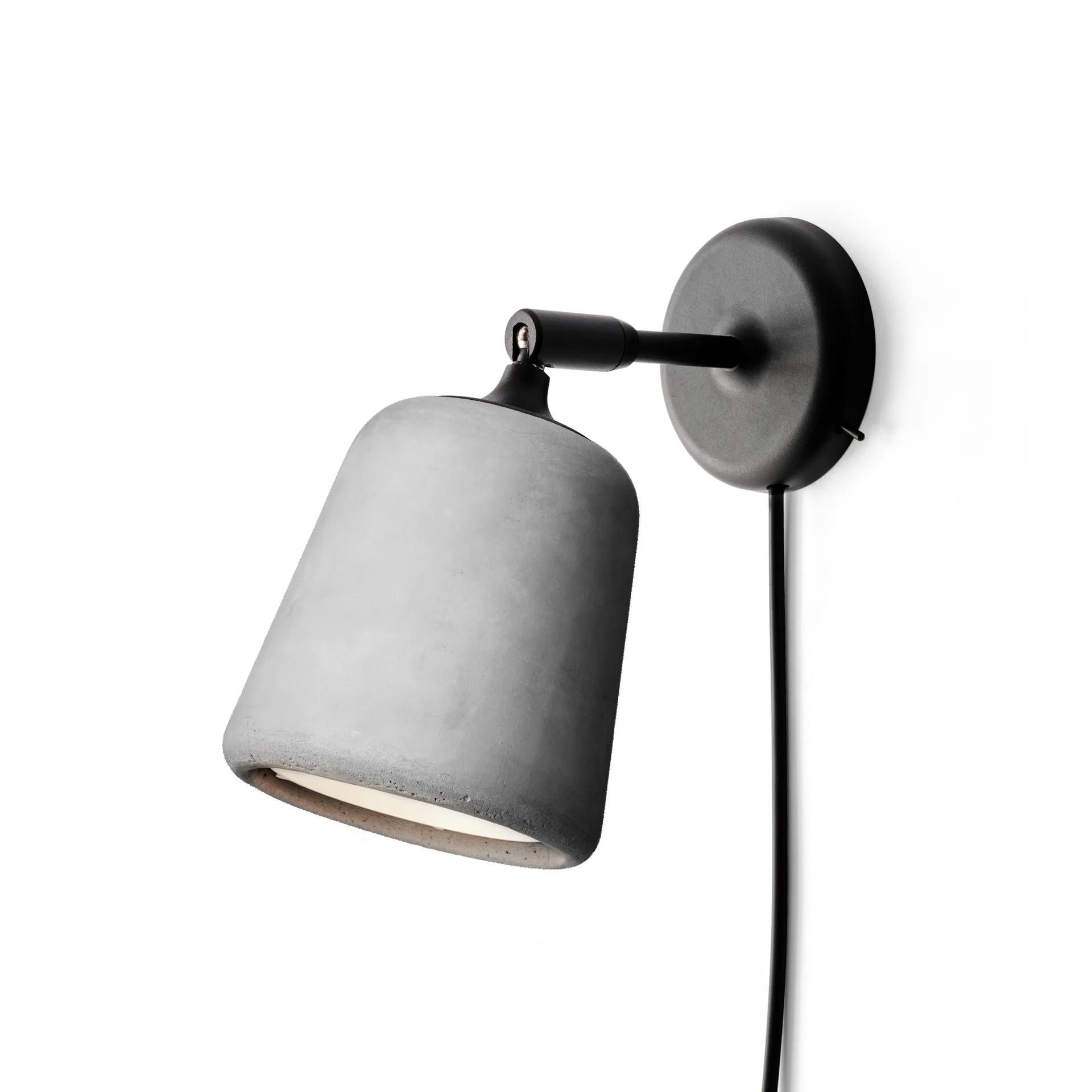 Materiaal wandlamp, Light grey concrete New Works