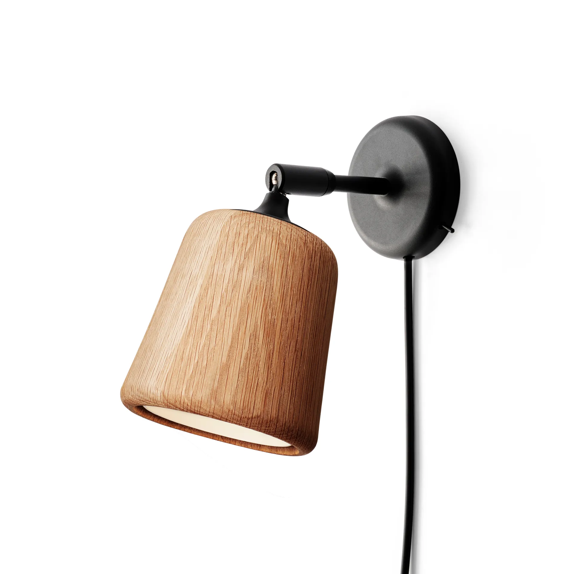 Materiaal wandlamp, Natural oak New Works