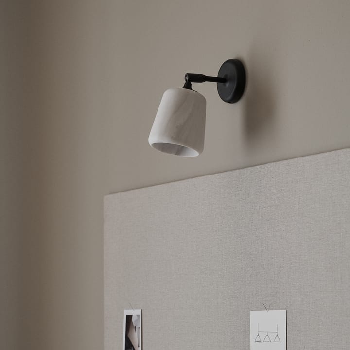 Materiaal wandlamp, White marble New Works