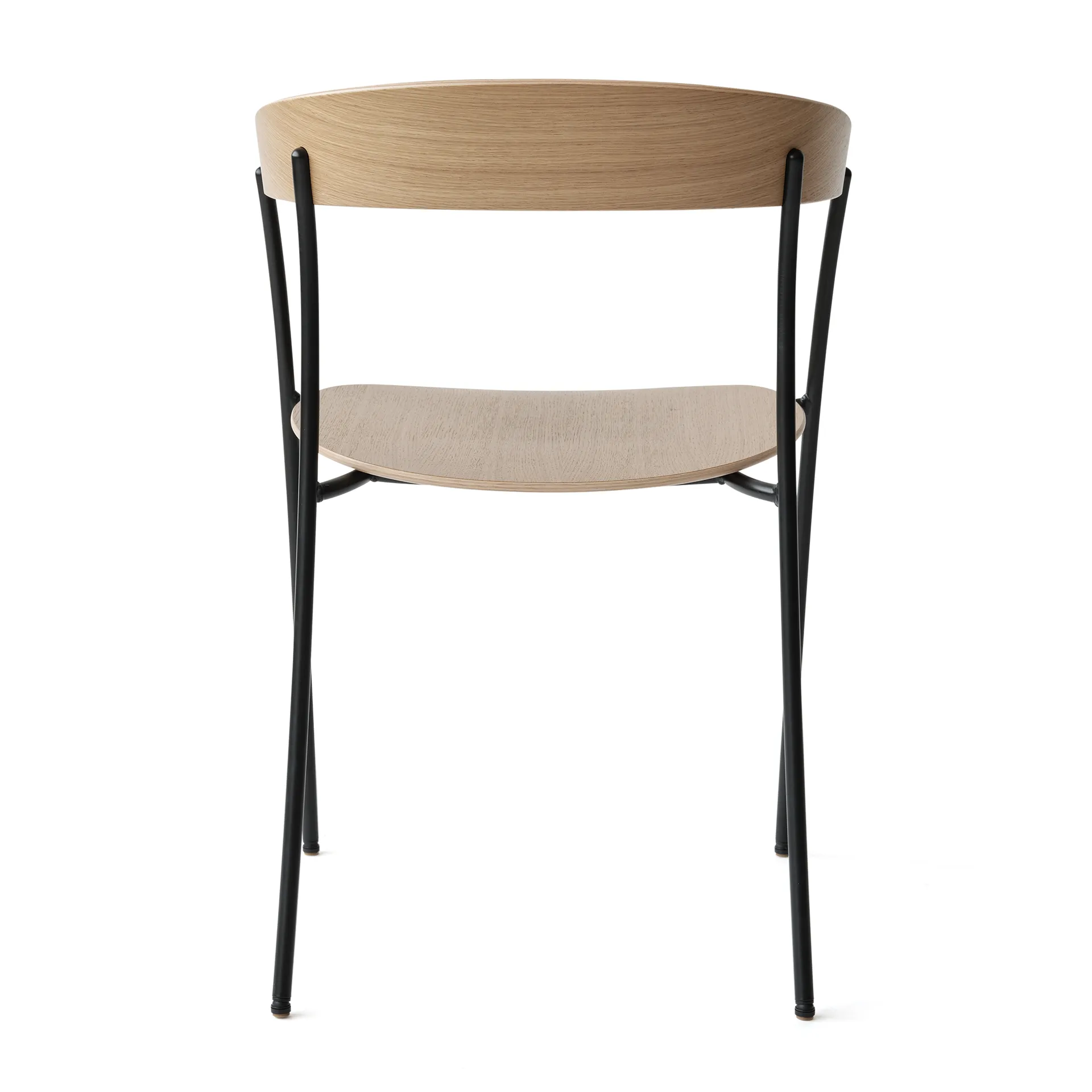 Missing stoel met armleuningen, Eikenhout New Works