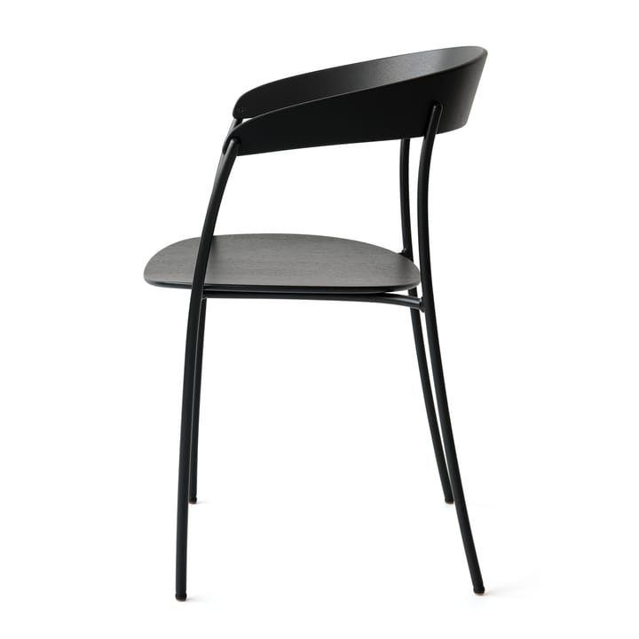 Missing stoel met armleuningen - Zwart essenhout - New Works