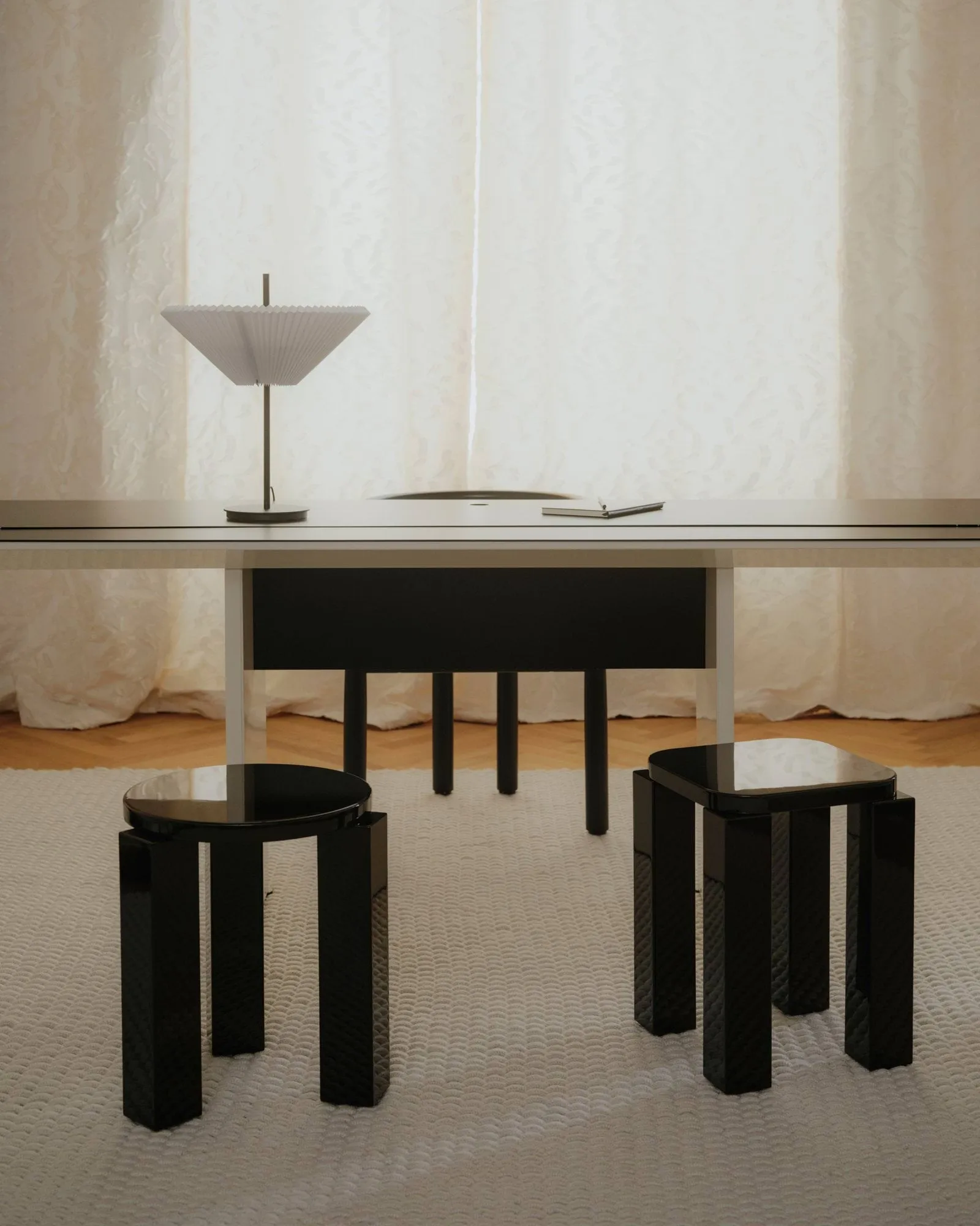 Nebra vloerlamp, White (wit), 150 cm New Works