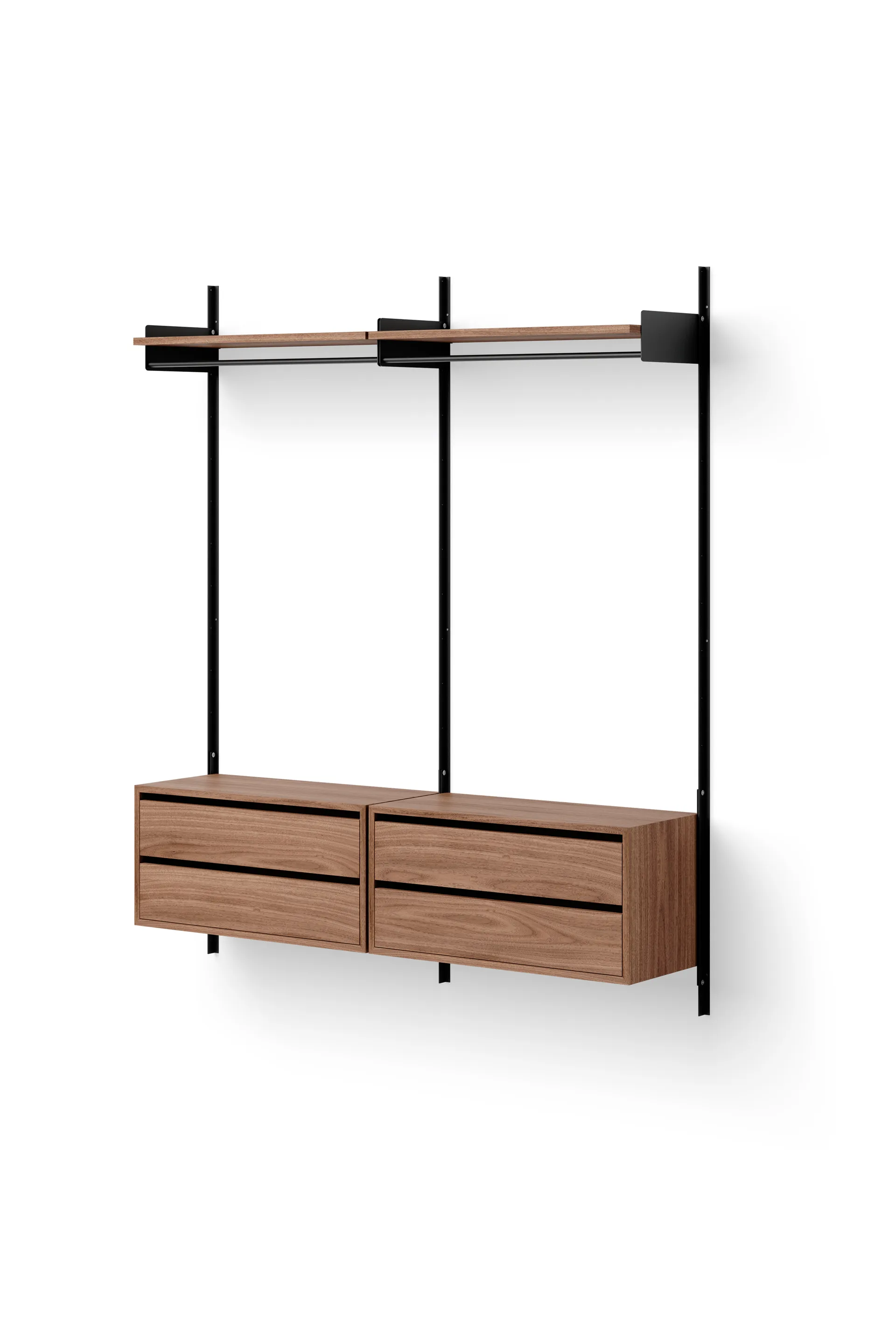 New Works lade-sectie 79x35 cm, Valnoot New Works