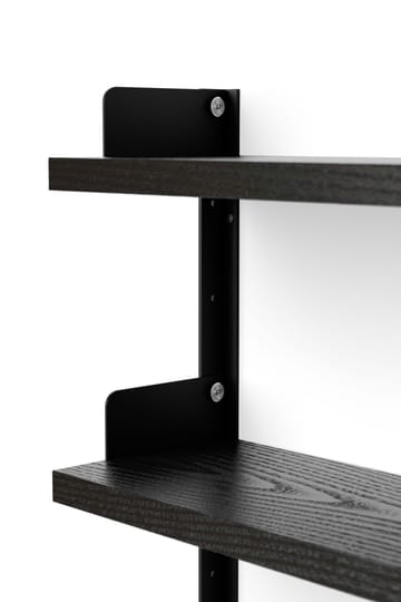 New Works Tea Shelf wandplank 46x62,5 cm - Zwart essenhout - New Works
