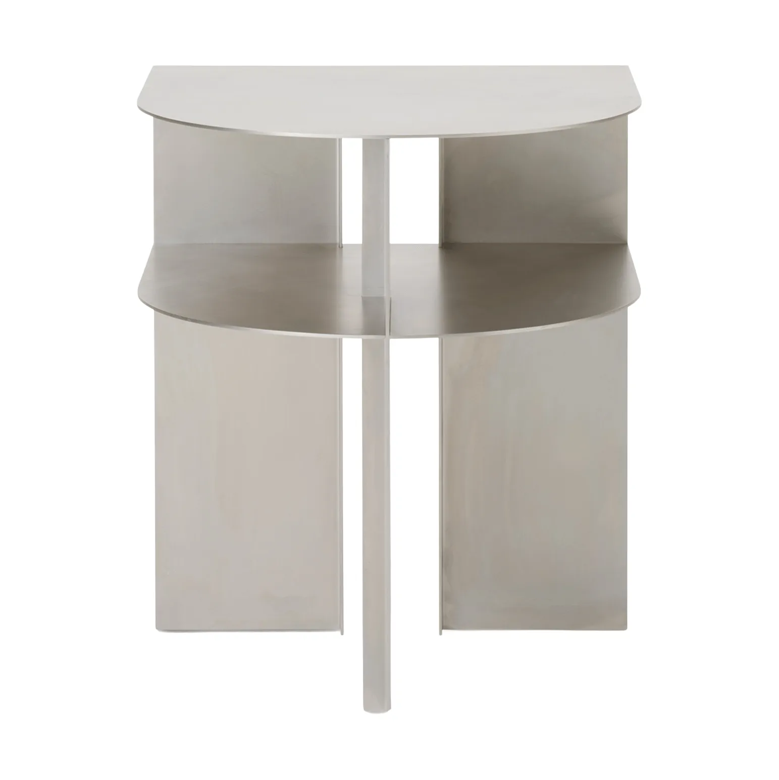 Rand bijzettafel, Stainless Steel New Works