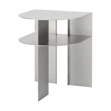 Rand bijzettafel - Stainless Steel - New Works