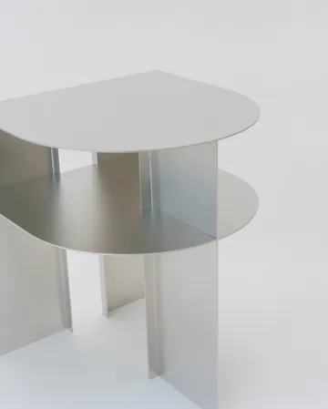 Rand bijzettafel - Stainless Steel - New Works