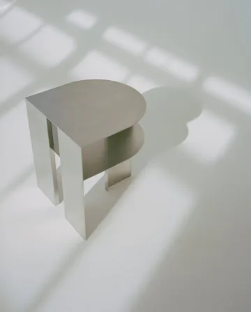 Rand bijzettafel - Stainless Steel - New Works