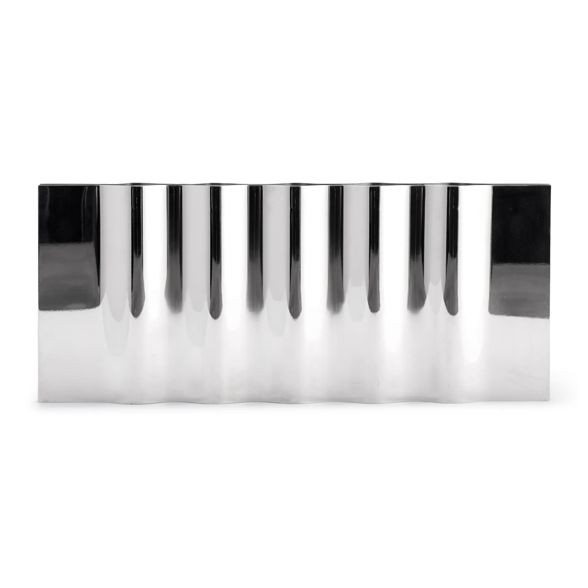 Ripply kandelaar, Roestvrij staal New Works