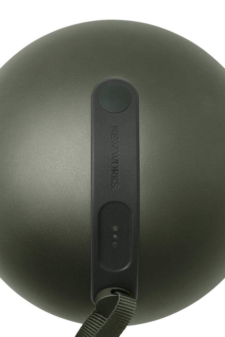 Sphere portable lamp, Deep green New Works