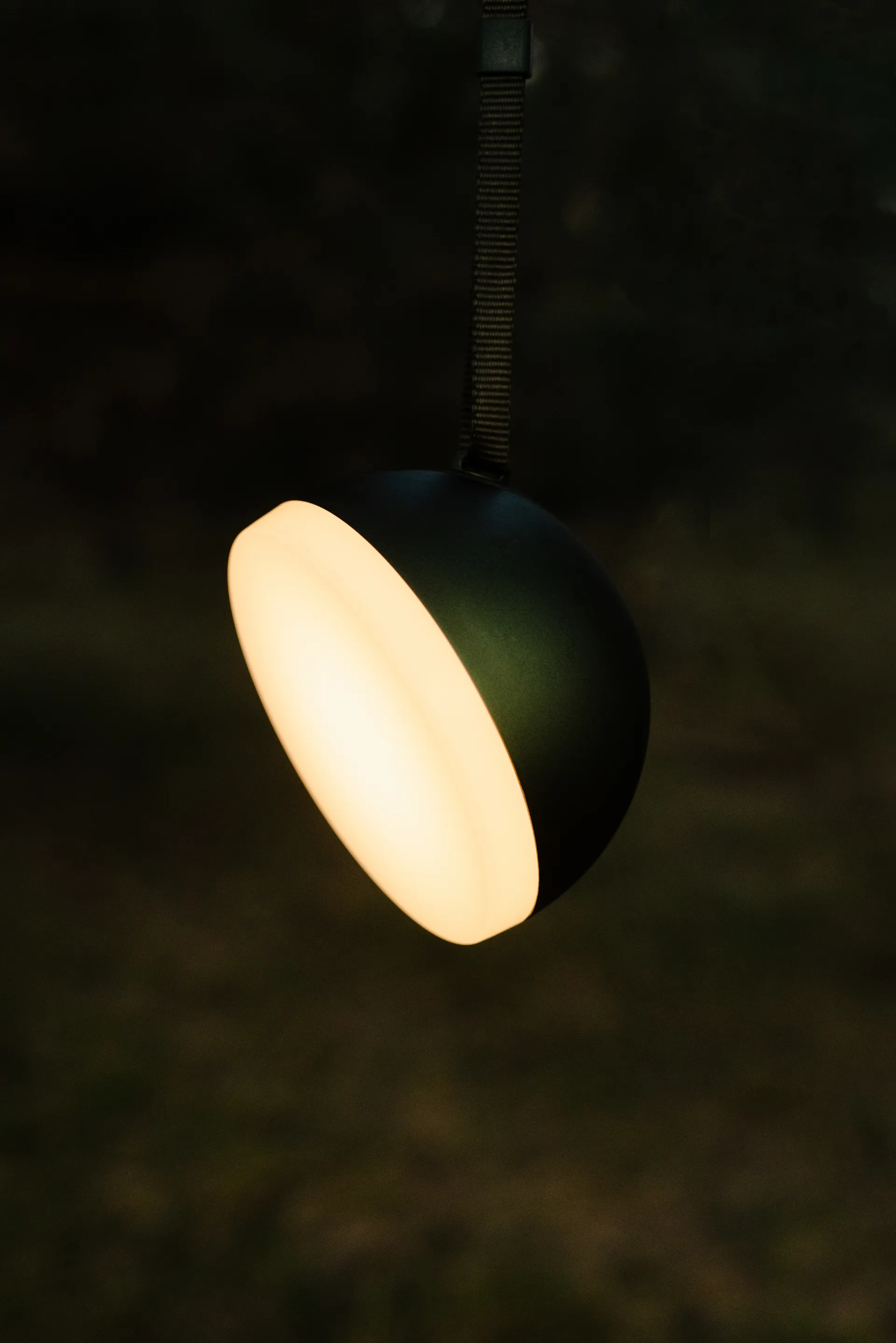 Sphere portable lamp, Deep green New Works