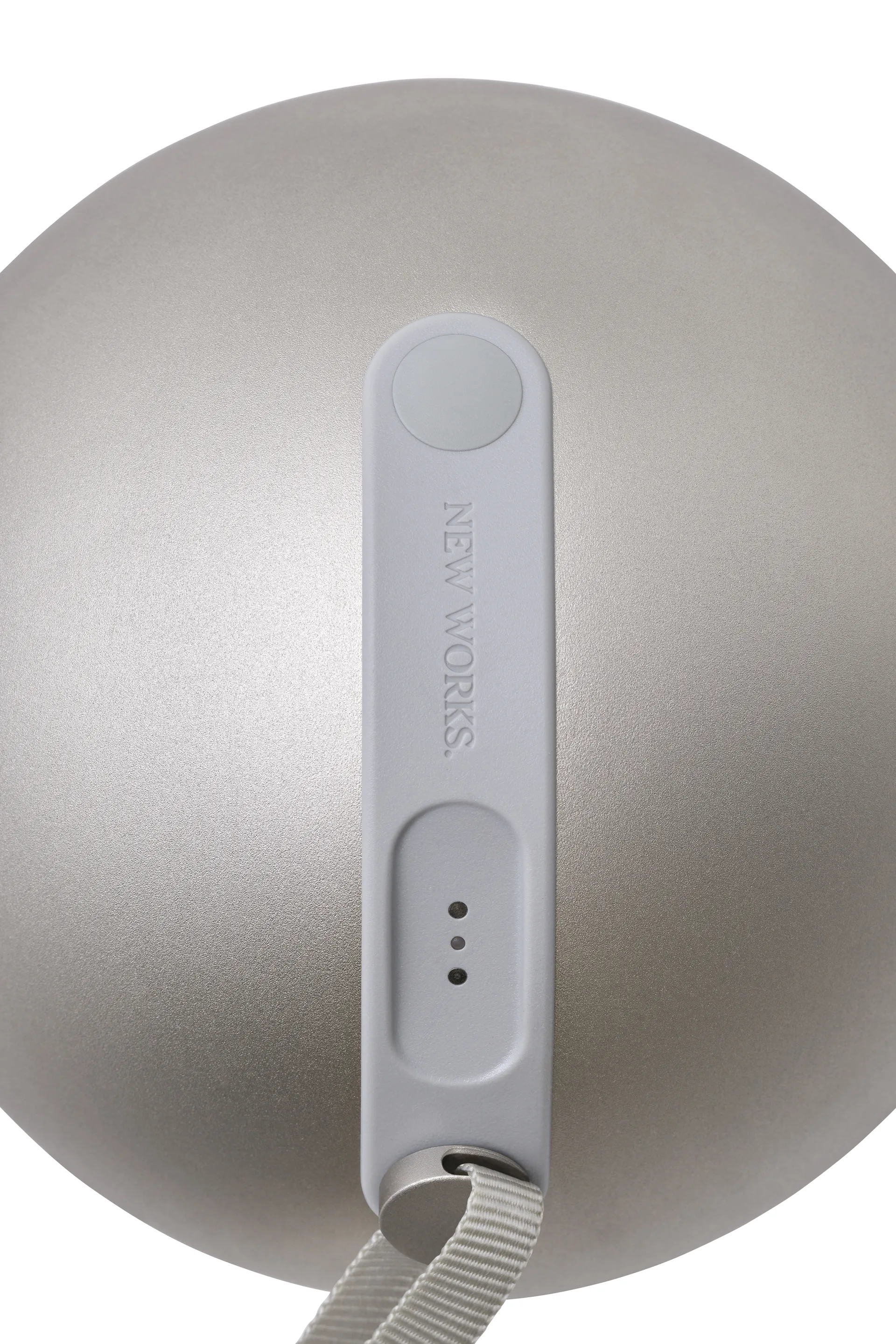 Sphere portable lamp, Warm grey New Works