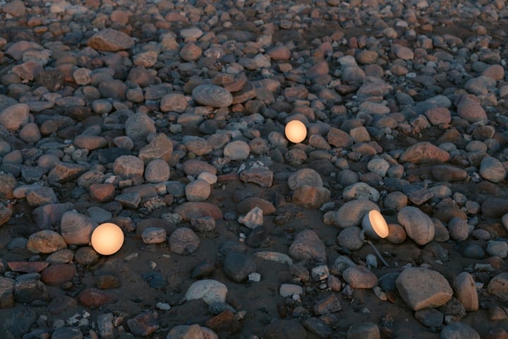 Sphere portable lamp, Warm grey New Works