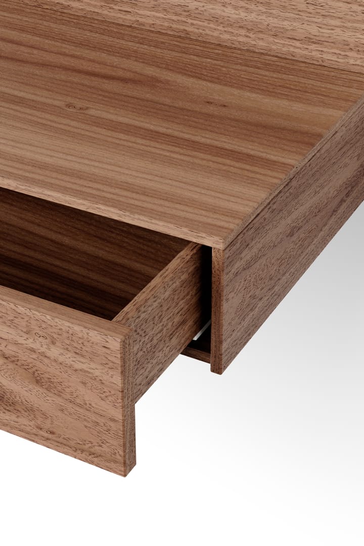 Tana wandgemonteerd bureau 84,8x47,3 cm, Valnoot New Works