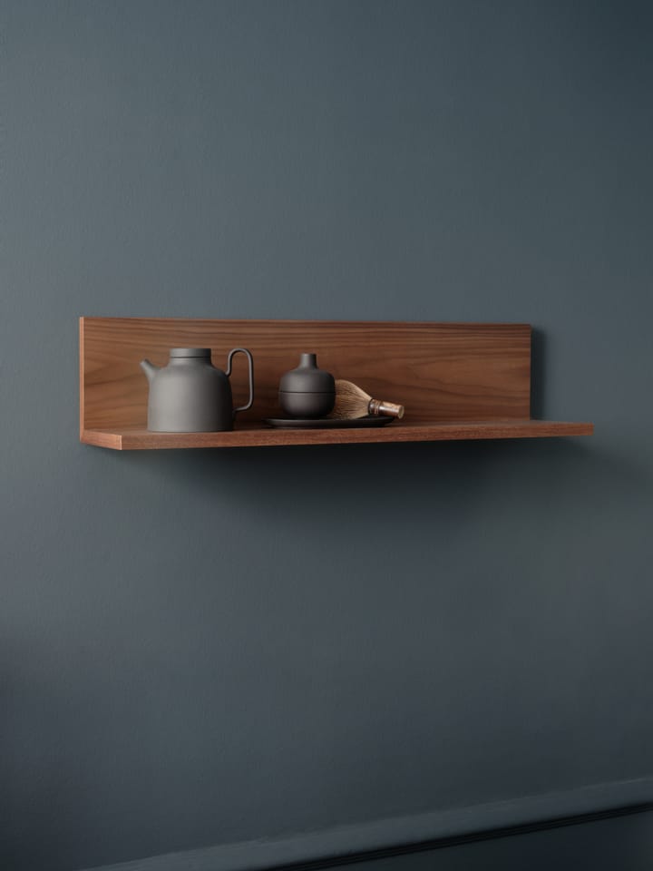 Tana wandplank 75 cm, Valnoot New Works