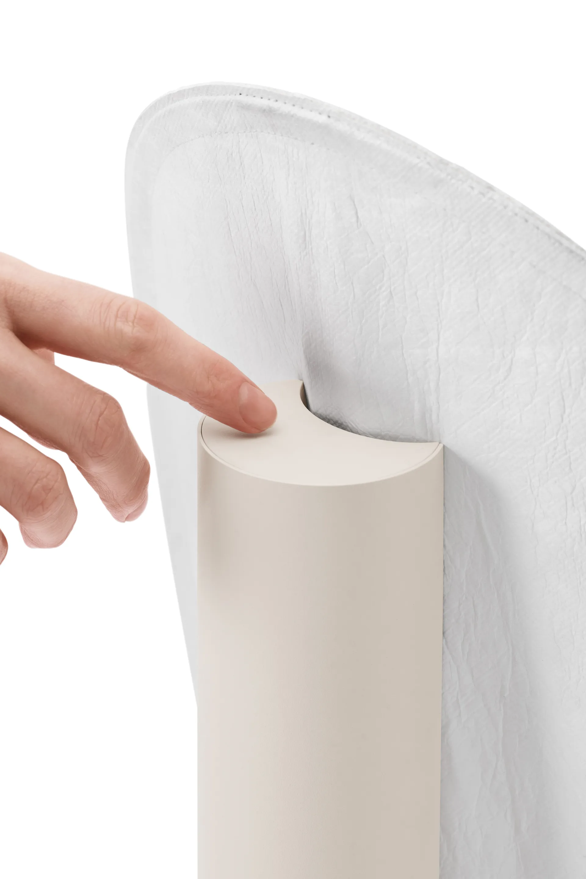 Tense portable tafellamp 43 cm, Wit New Works