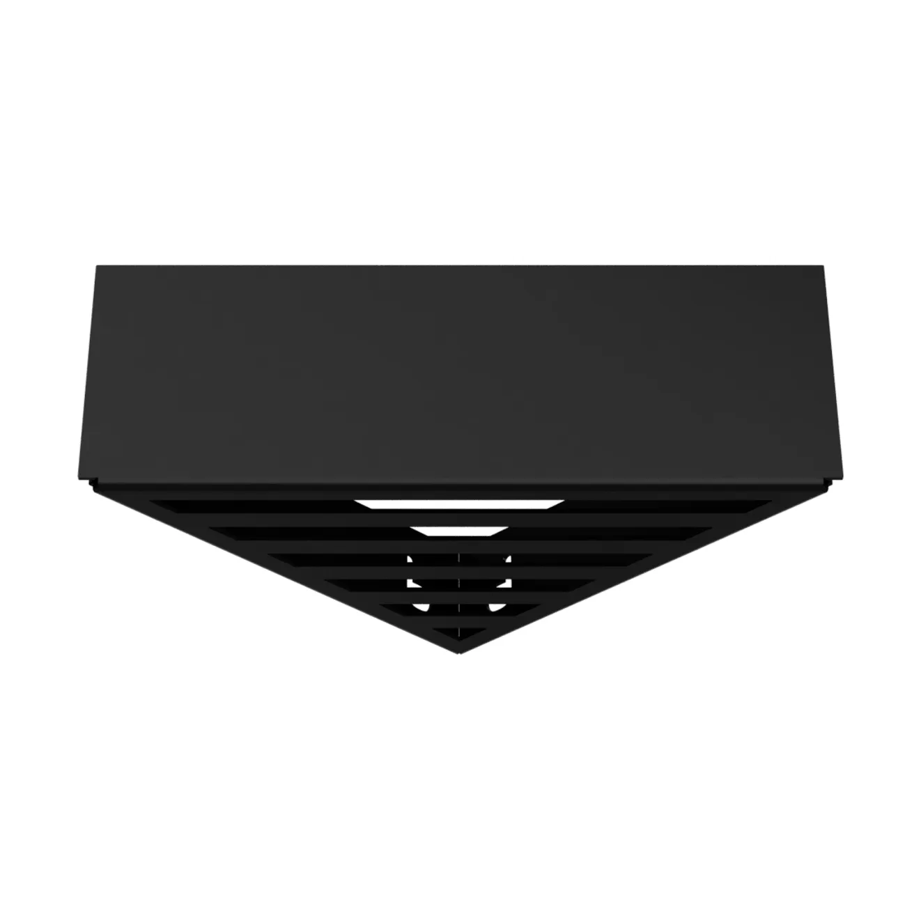 Nichba doucheshelf, Black, hoek Nichba