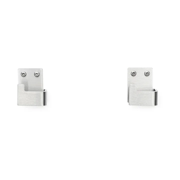 Nichba handdoekhaak - Geborsteld roestvrij staal, 2-pack - Nichba