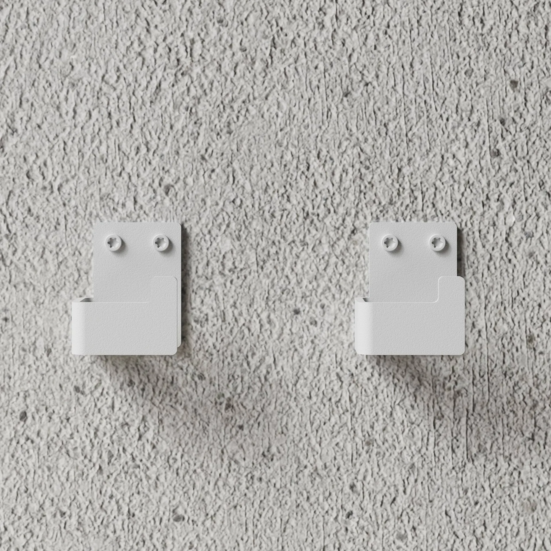 Nichba handdoekhaak, White, 2-pack Nichba