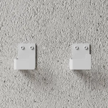 Nichba handdoekhaak - White, 2-pack - Nichba