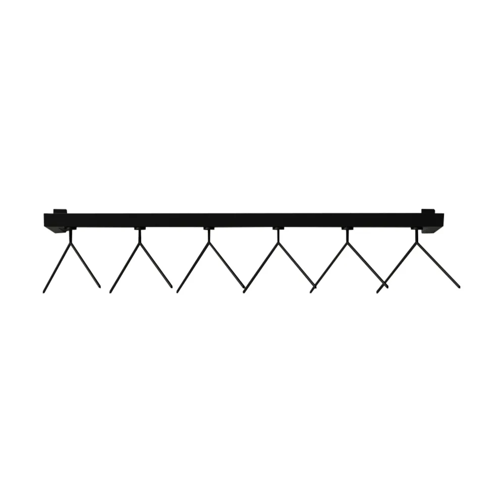 Nichba HangSys kapstok, Black, 100 cm Nichba