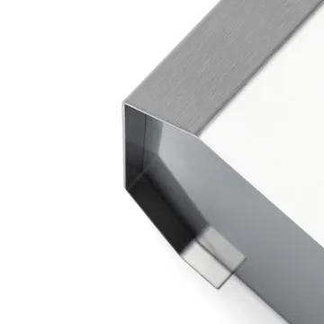 Nichba prullenbak - Geborsteld roestvrij staal, 12 l - Nichba