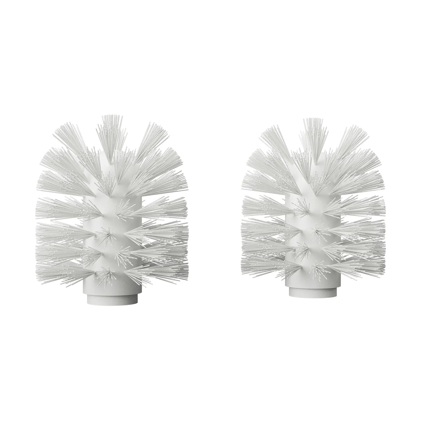 Nichba toiletborstelkop, White, 2-pack Nichba