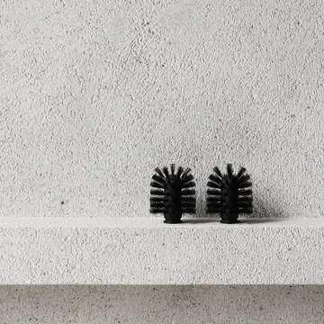 Nichba toiletborstelkop - Zwart, 2-pack - Nichba