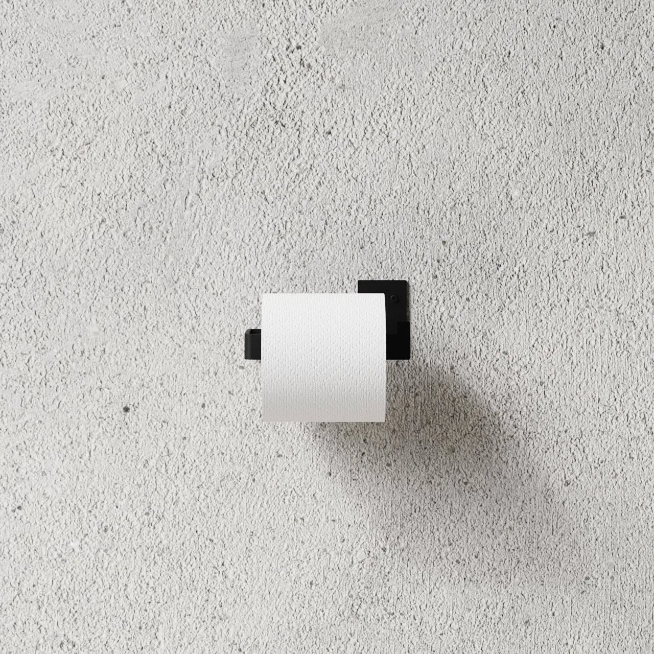 Nichba toiletrolhouder, Black Nichba