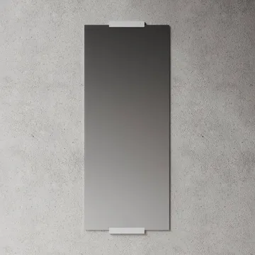 Nichba wandspiegel - Wit, 145x60 cm - Nichba
