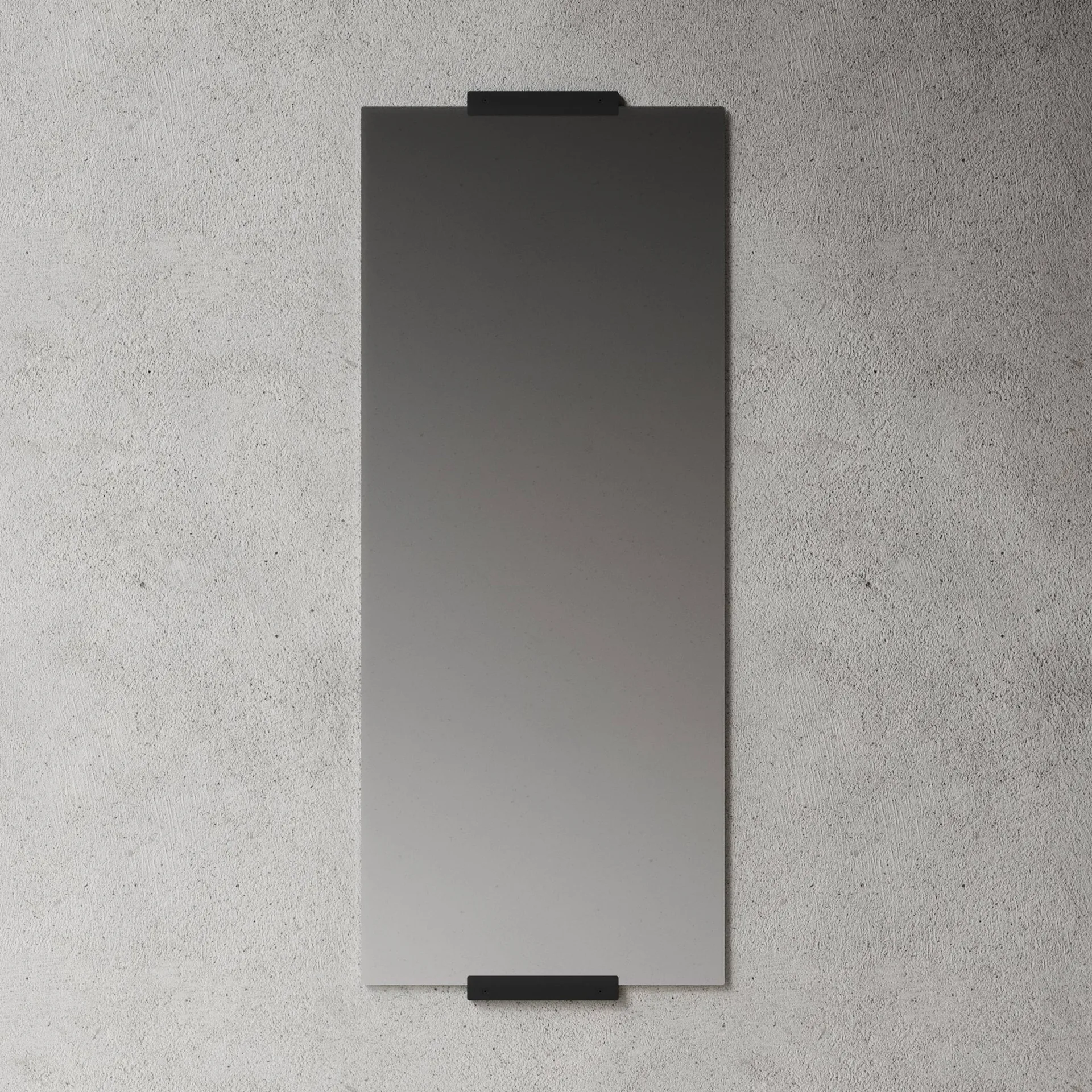 Nichba wandspiegel, Zwart, 145x60 cm Nichba