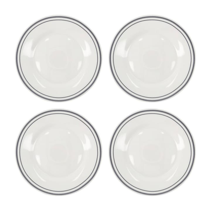 Bistro bord Ø23 cm 4-pack - Grijs - Nicolas Vahé