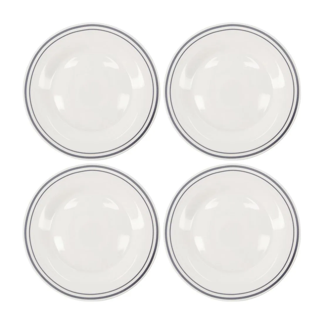 Bistro bord Ø27 cm 4-pack, Grijs Nicolas Vahé