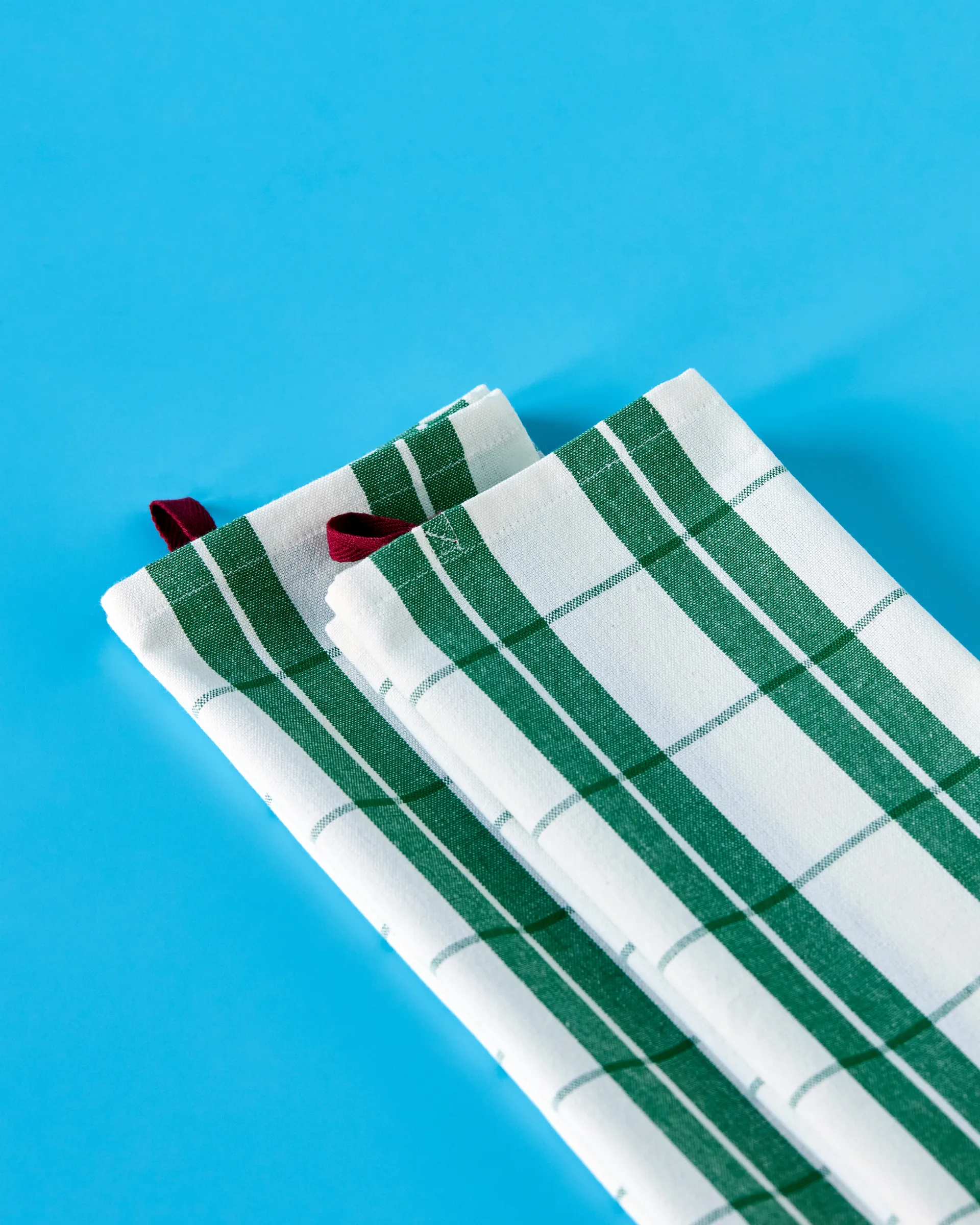 Chef keukendoek 50x70 cm, Groen-wit Nicolas Vahé