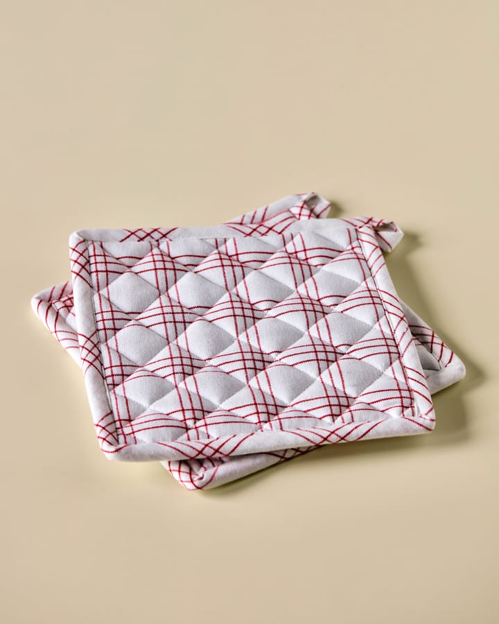 Chef pannenlappen 2-pack, Rood Nicolas Vahé