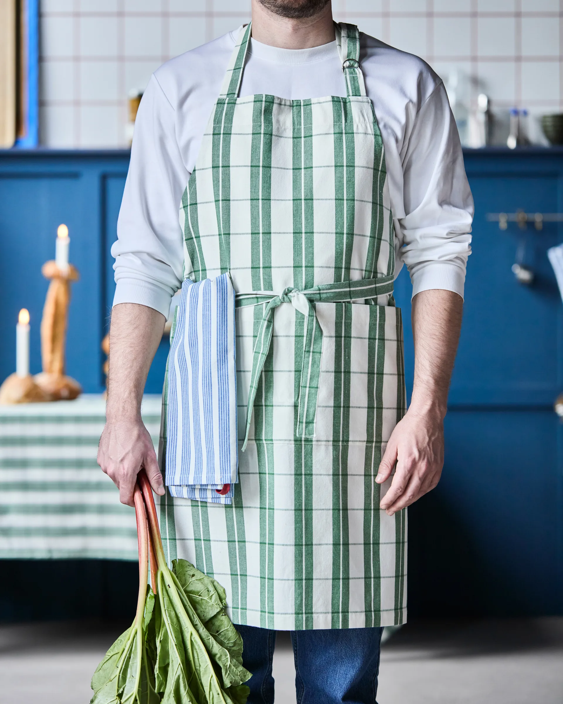 Chef schort, Groen Nicolas Vahé