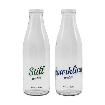 Fles met deksel 1 L, 2 delen - Still-Spuitend - Nicolas Vahé