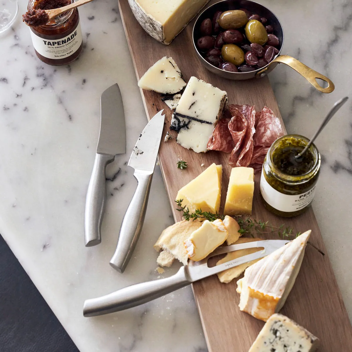 Fromage kaasmessen set van 3, Roestvrij staal Nicolas Vahé