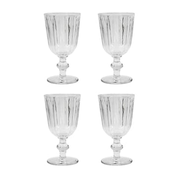 Groove wijnglas 24 cl 4-pack - Transparant - Nicolas Vahé