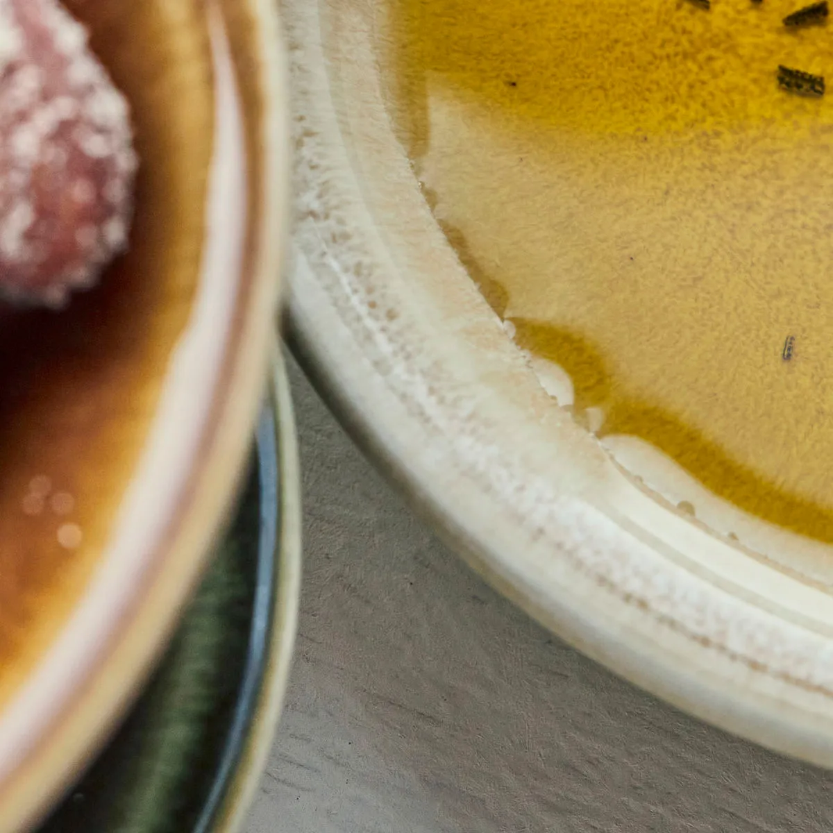 Hala kom Ø9 cm 6-pack, Groen-geel-mocka Nicolas Vahé