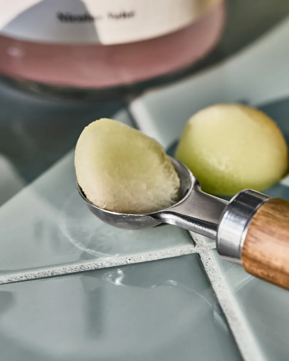 Melon Pommes pariesiennes schep, Natuur Nicolas Vahé