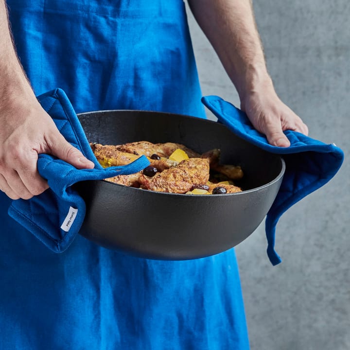 Nette pannenlap 2-pack, Blauw Nicolas Vahé