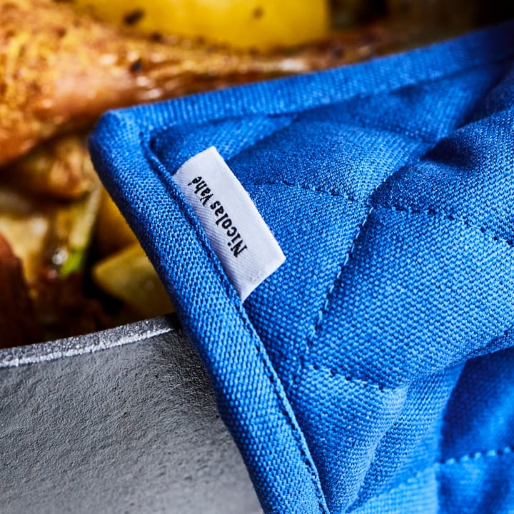 Nette pannenlap 2-pack, Blauw Nicolas Vahé