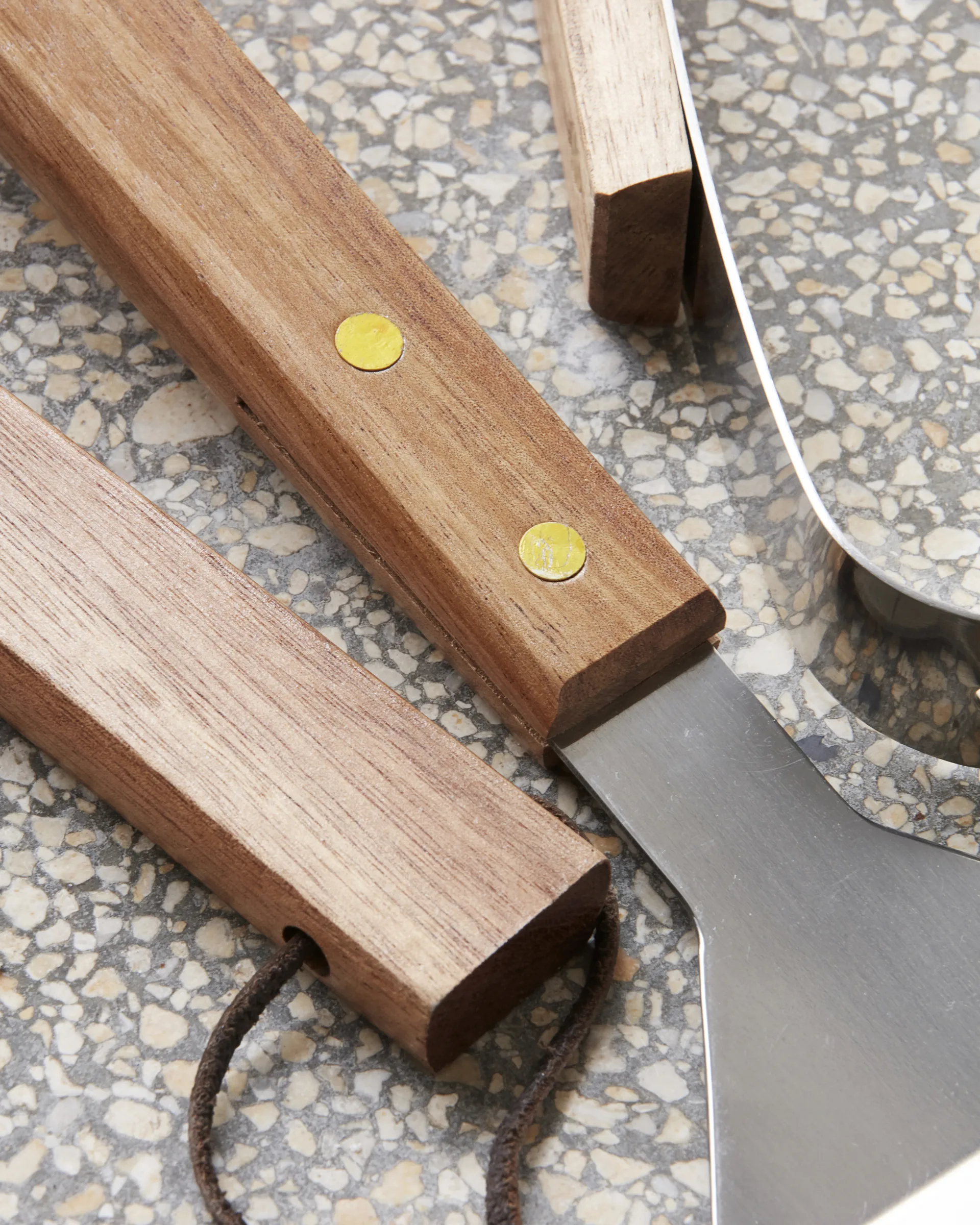 Nicolas Vahé BBQ grillset 3-delig, Roestvrij staal-acacia Nicolas Vahé