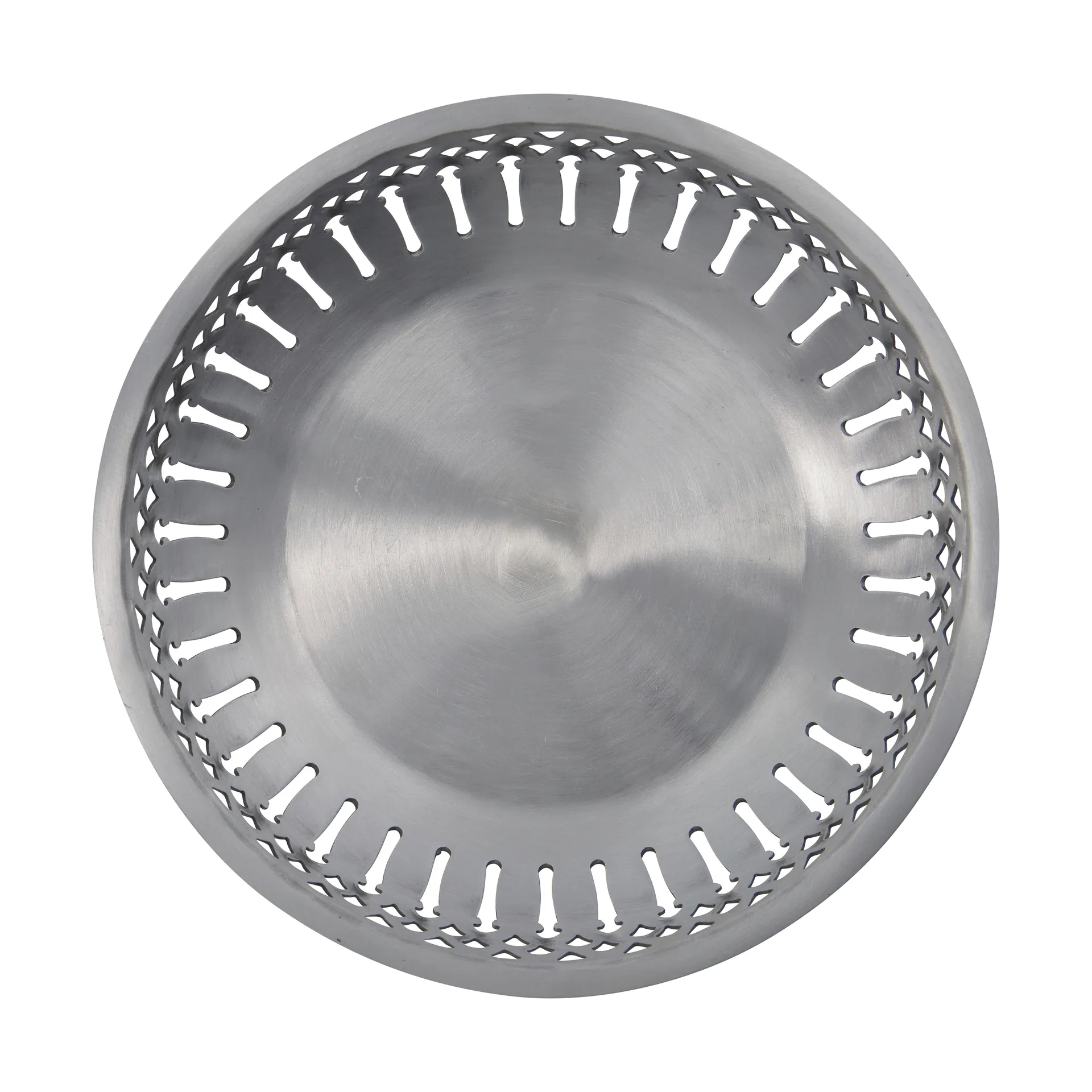 Nicolas Vahé broodmand 2 delig, Antiek zilverkleurige afwerking Nicolas Vahé