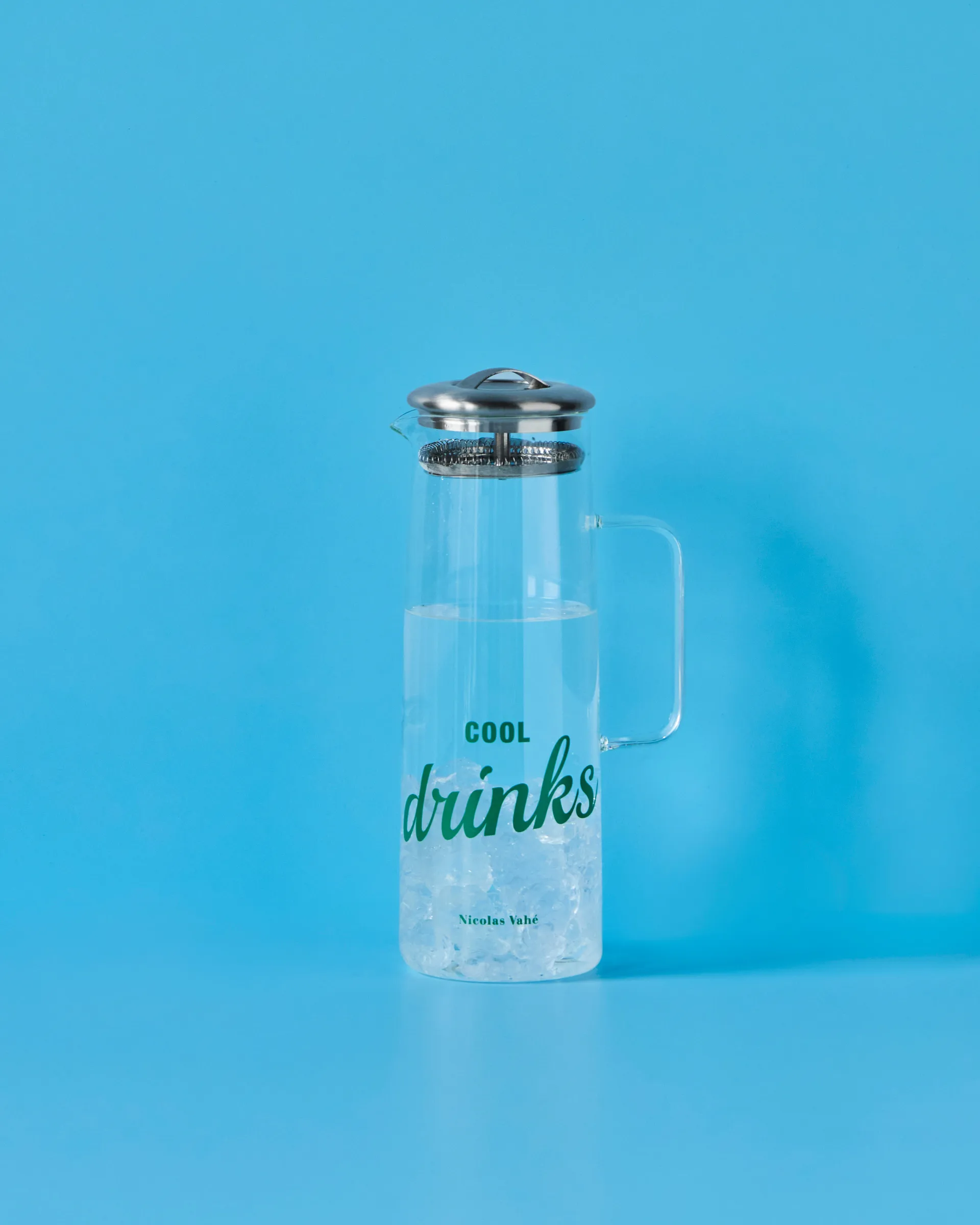 Nicolas Vahé kan met deksel, Klar-zilver Nicolas Vahé