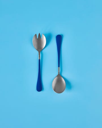 Nicolas Vahé saladebestek 2 delen - Blauw - Nicolas Vahé