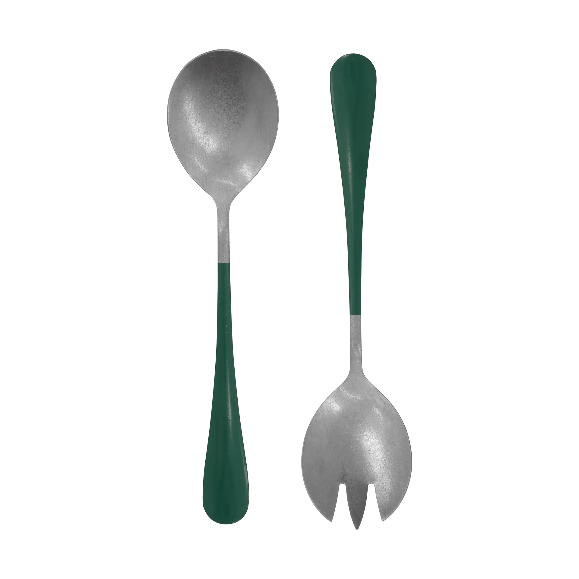 Nicolas Vahé saladebestek 2 delen, Groen Nicolas Vahé