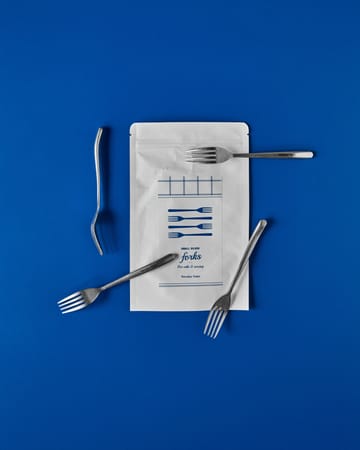 Nicolas Vahé taartvork 4-pack - Antiek zilverkleurige afwerking - Nicolas Vahé