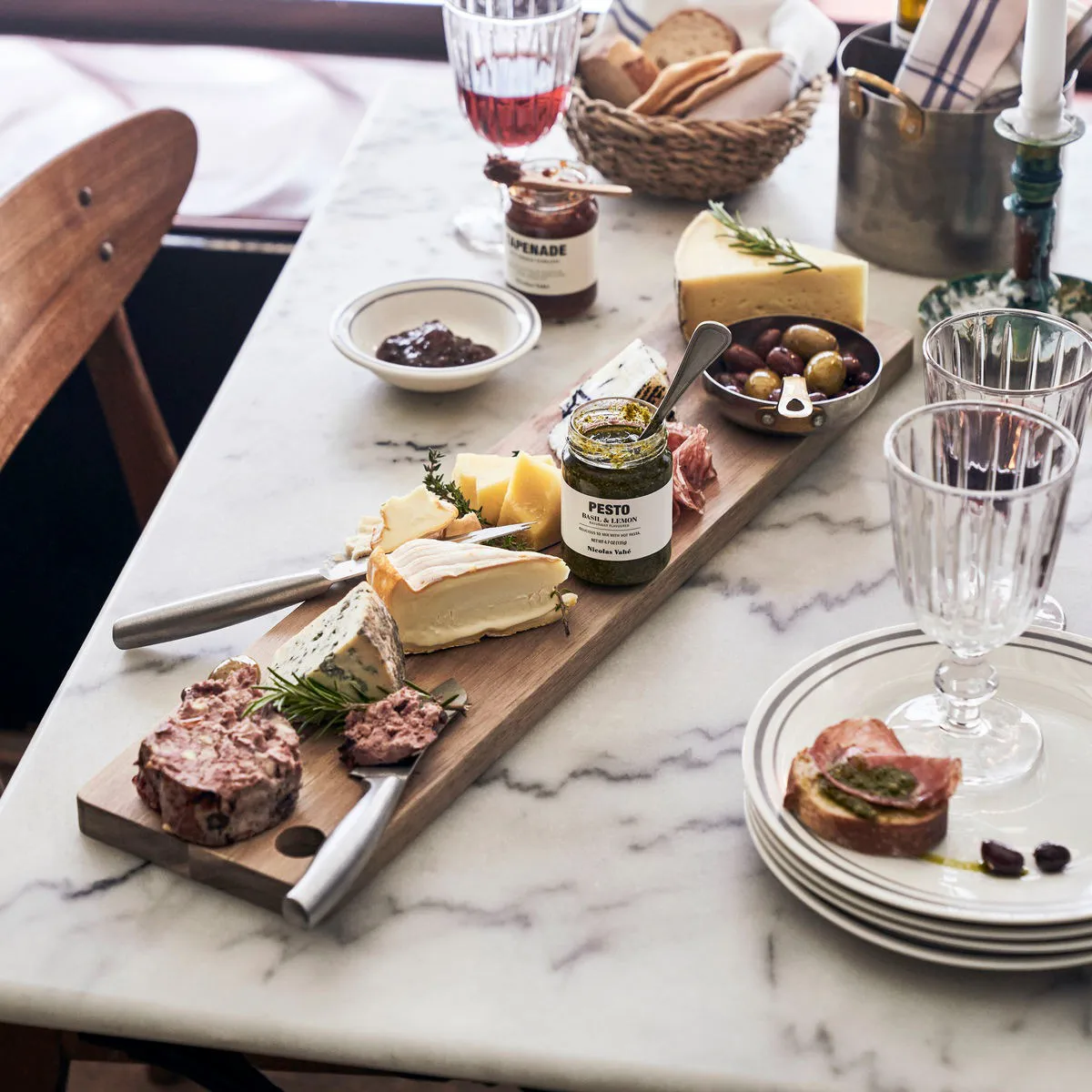 Nicolas Vahé Tapas snijplank, 14x60 cm Nicolas Vahé